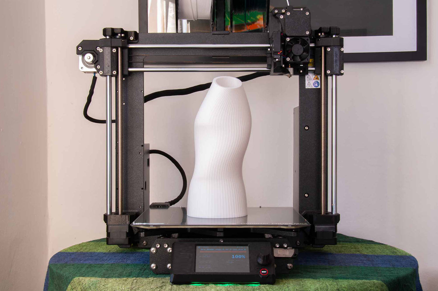 3D printing Ora sculptural sustainable lampshade